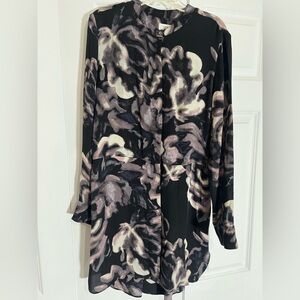 Wilfred Aritzia Silk shirt dress